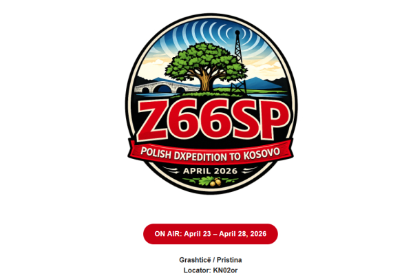 Z66SP - polska, pomorska DXpedycja do KOSOWA w dniach 23-28 Kwietnia 2026