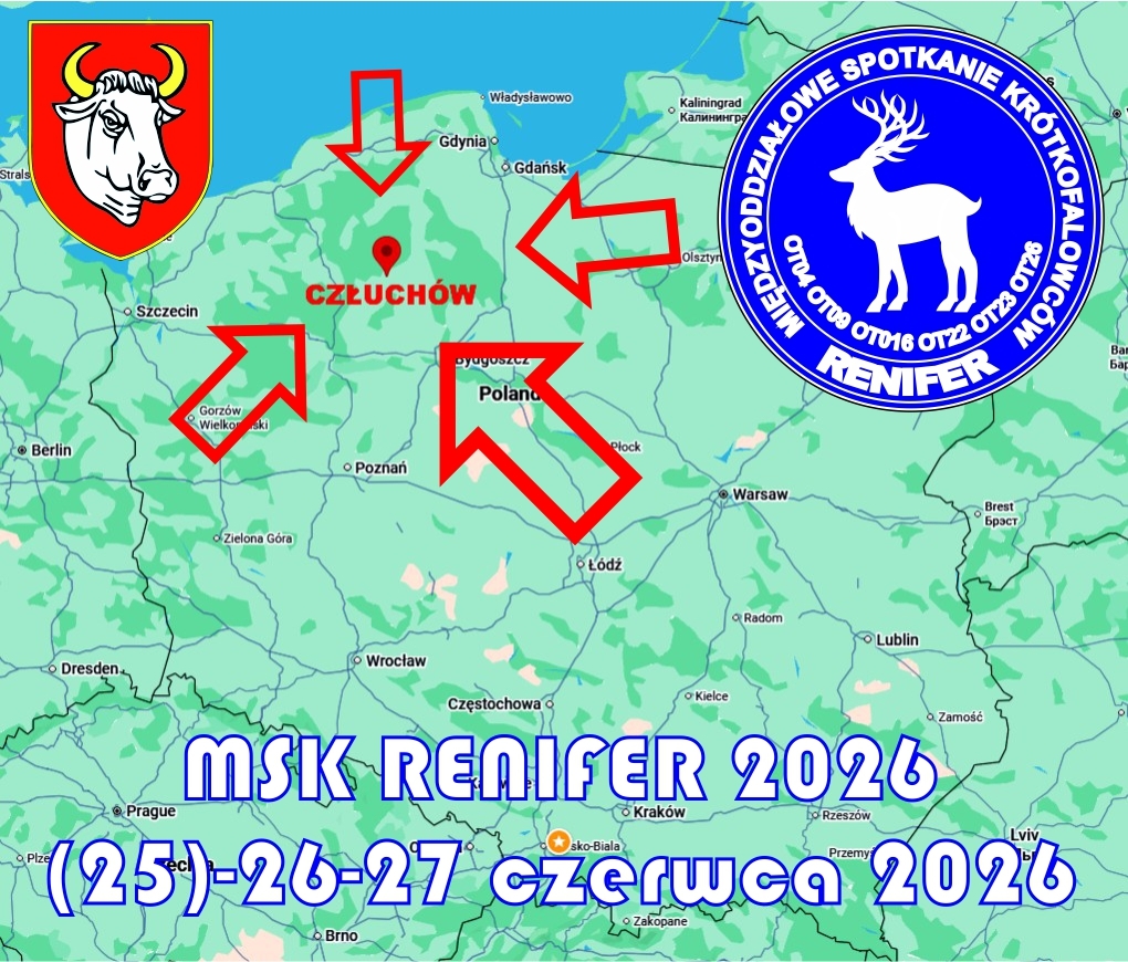 ZAPROSZENIE NA MSK RENIFER 2026 DO CZŁUCHOWA (25)-26-27 CZERWCA 2026